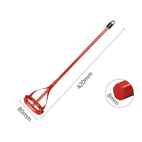 Red drill paint pot plaster - red,