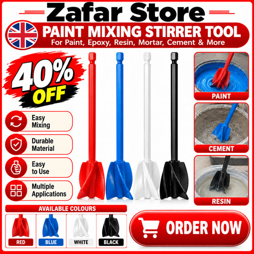 3pc paint mixer for - 1-3pc, drill