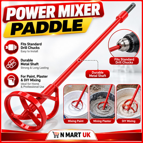 Red drill paint pot plaster - drill,